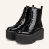 Jeffrey Campbell Distort Schnürboots Damen, Schwarz