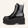 Jeffrey Campbell Distort Schnürboots Damen, Schwarz