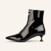 Jeffrey Campbell Nessa Schnürstiefeletten Damen, Schwarz