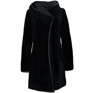 Jilani Ledermantel Damen, Blau
