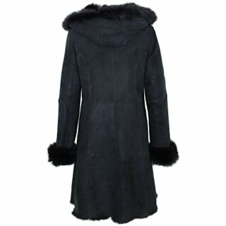 Jilani Ledermantel Damen, Blau