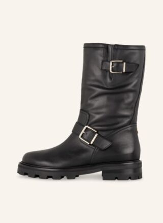 Jimmy Choo Boots Biker Ii Biker Boots Damen, Schwarz