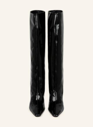 Jimmy Choo Chad 90 Lackstiefel Damen, Schwarz