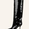 Jimmy Choo Chad 90 Lackstiefel Damen, Schwarz