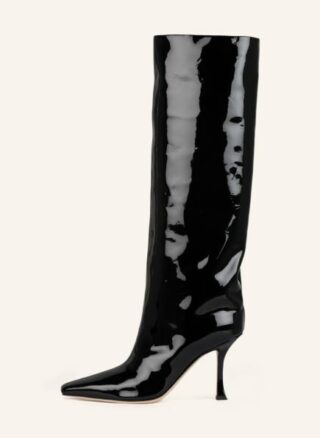 Jimmy Choo Chad 90 Lackstiefel Damen, Schwarz