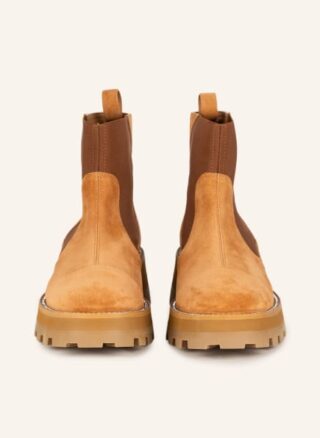 Jimmy Choo Clayton Chelsea Boots Damen, Beige