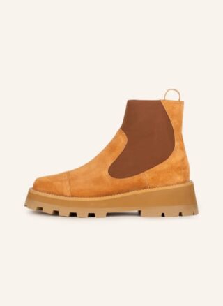 Jimmy Choo Clayton Chelsea Boots Damen, Beige