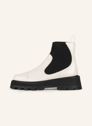 Jimmy Choo Clayton Chelsea Boots Damen, Weiß