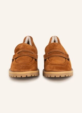 Jimmy Choo Deanna 30 Penny-Loafer Damen, Braun