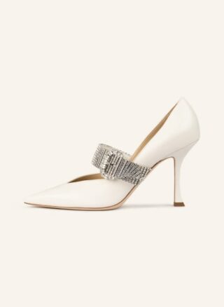 Jimmy Choo Kari 90 Pumps Damen, Weiß