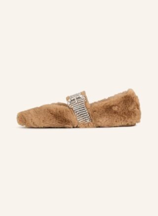 Jimmy Choo Krista Ballerinas Damen, Braun
