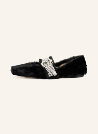 Jimmy Choo Krista Ballerinas Damen, Schwarz