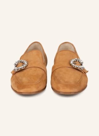 Jimmy Choo Mani Loafer Damen, Beige
