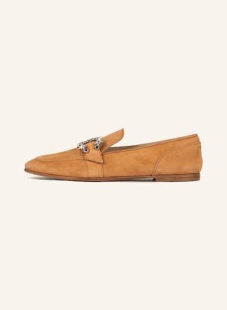Jimmy Choo Mani Loafer Damen, Beige