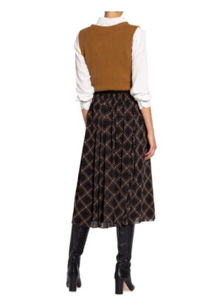 Joop! Fazer Faltenrock Damen, Schwarz