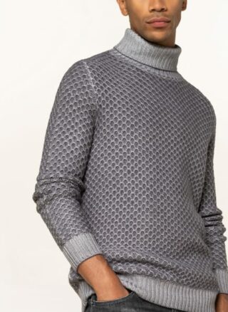 Joop! Maris Rollkragenpullover Herren, Grau