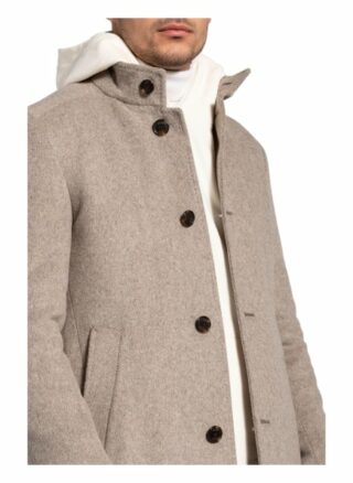 Joop! Maron Stehkragenmantel Herren, Beige