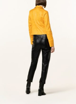 Joseph Ribkoff Lederjacke Damen, Gelb