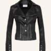 Joseph Ribkoff Lederjacke Damen, Schwarz