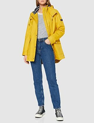 Joules Regenjacke Damen, Gelb