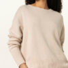 Juvia Cashmere-Pullover Damen, Beige