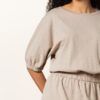 Juvia Jerseykleid Damen, Beige