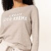 Juvia Longsleeve Damen, Beige