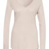 Juvia Longsleeve Damen, Beige