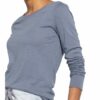 Juvia Longsleeve Damen, Blau