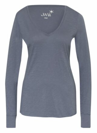 Juvia Longsleeve Damen, Blau