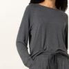 Juvia Longsleeve Damen, Grau