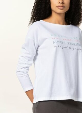 Juvia Longsleeve Damen, Weiß