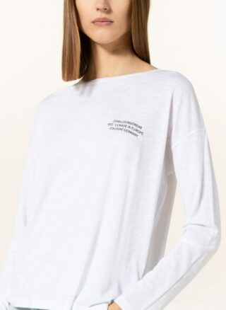 Juvia Longsleeve Damen, Weiß