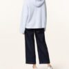 Juvia Strick-Hoodie Damen, Blau