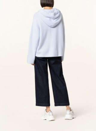 Juvia Strick-Hoodie Damen, Blau