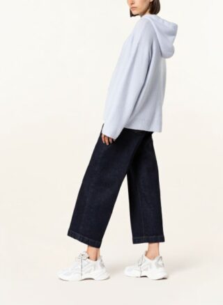 Juvia Strick-Hoodie Damen, Blau