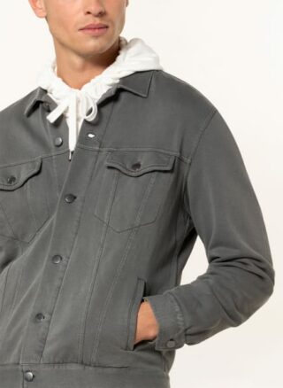 Juvia Sweatjacke Herren, Grau