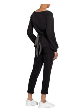 Juvia Sweatshirt Damen, Schwarz