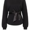 Juvia Sweatshirt Damen, Schwarz