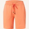Juvia Sweatshorts Damen, Orange