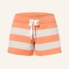 Juvia Sweatshorts Damen, Orange