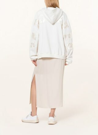 KARO KAUER Juli Oversized-Hoodie Damen, Weiß