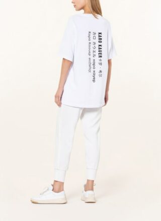 KARO KAUER Language Oversized-Shirt Damen, Weiß