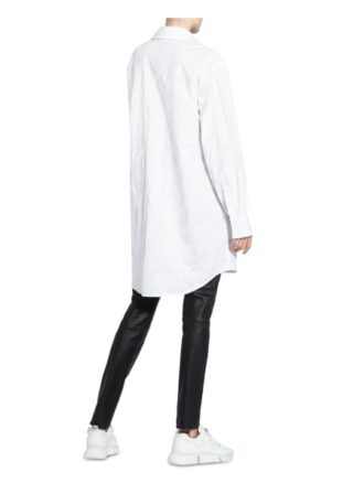 Karl Lagerfeld Hemdblusenkleid Damen, Weiß
