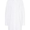 Karl Lagerfeld Hemdblusenkleid Damen, Weiß