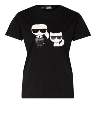 Karl Lagerfeld Ikonik T-Shirt Damen, Weiß