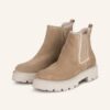 Kennel & Schmenger Chelsea Boots Damen, Beige