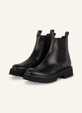 Kennel & Schmenger Power Chelsea Boots Damen, Schwarz