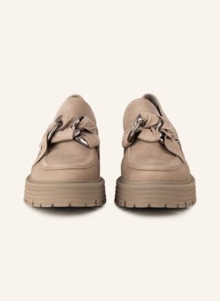 Kennel & Schmenger Power Penny-Loafer Damen, Beige