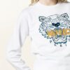 Kenzo Classic Tiger Sweatshirt Damen, Weiß